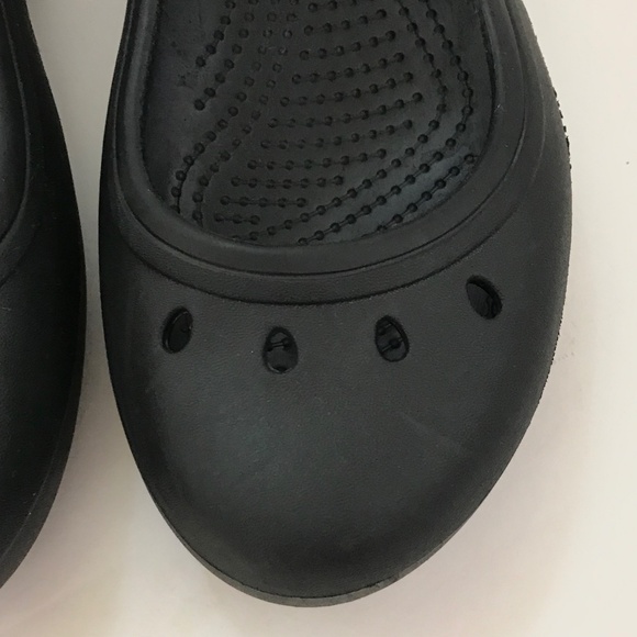 CROCS Kadee Ballet Flats Black Slip On Flats Women’s Size 9 - Picture 5 of 15